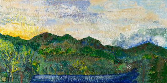 SUNRISE OVER MOUNT LECONTE